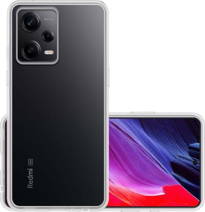 Hoesje - Geschikt voor Xiaomi Redmi Note 12 Pro+ - Sterk & Shockproof - Hoes Cover - Siliconen Case - Transparant