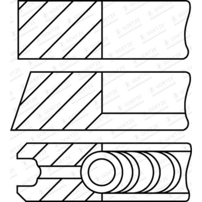 Goetze Engine Zuigerveren set GOETZE 08-960300-10