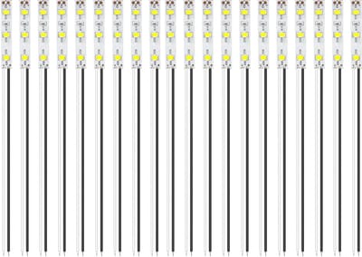 Pack van 20 LED Strips 50 mm met 2335 SMD LED, 12-18V Verlichting voor Modelbouw en DIY Projecten