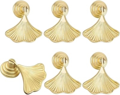 6 Stuks Gouden Messing Keuken Kastknoppen, Deurgrepen voor Keuken en Meubels