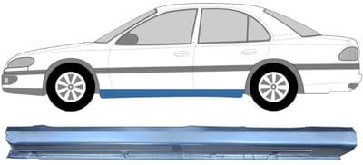 Reparatie dorpel voor Opel Omega B 1994-2003 / Links