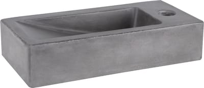 Differnz Doni - Fontein beton donkergrijs - 36 x 16 x 8 cm