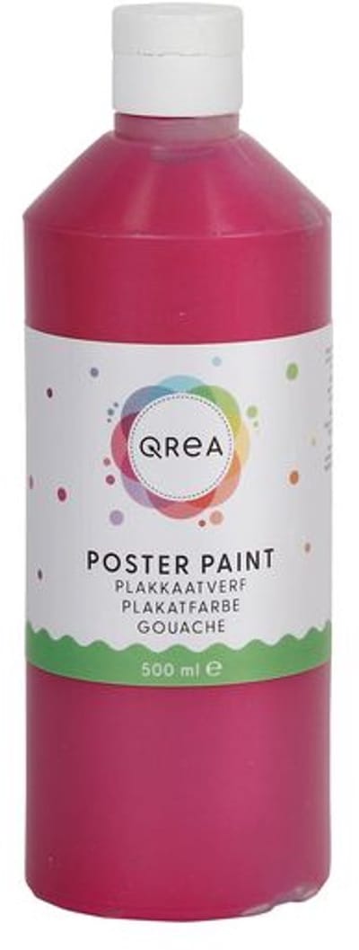 Plakkaatverf qrea cyclaam 500ml | 6 stuks