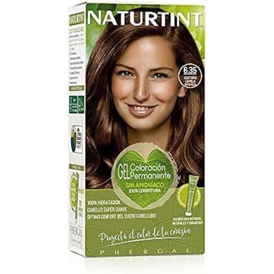 Kleuring - NATURTINT - 6,35 Intense Kaneel Kastanje - Zonder Ammoniak - 100% Grijs Haar - Crème