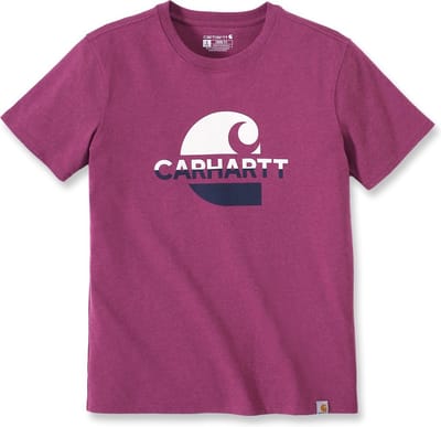 Carhartt Damen Loose Fit S/S Graphic T-Shirt Magenta Agate-L