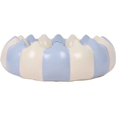 Petite Piscine Gonflable pour Tout-Petit PVC Portable Gonflable Piscine à Balles pour Fête de Natation Intérieure Extérieure Striped Blue