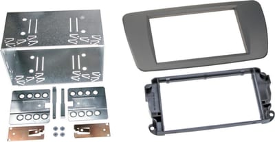 2-DIN Paneel geschikt voor Seat Ibiza (6J) 2008-2015 - Kleur: Conemara Grijs