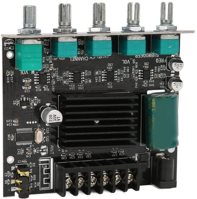 Allecto - Digitale Eindversterker - Bluetooth Versterker - Eenvoudig te installeren - 2.1 Systeem - Hoge geluidskwaliteit - Geschikt voor 15100W sp...