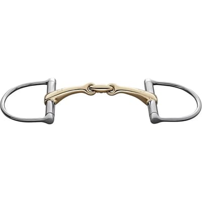 Sprenger Dynamic RS D-Ring Dubbel Gebroken Sensogan - 14 mm 13,5 Zilver