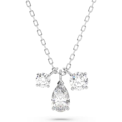 Swarovski Mesmera Gerhodineerde Hanger met Zirkonia 5571077 Voor Dames wit
