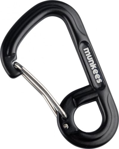 Munkees Karabijnhaak 6-shape 6 X 60 Mm Zwart