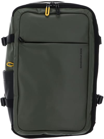 MANDARINA DUCK laptop rugzak rugzak met laptopvak Eco Coated Backpack Pine Green kaki