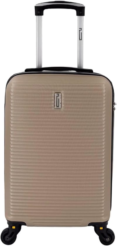 Lichtgewicht Koffer - Reiskoffer Handbagage - Zorgeloos Reizen - Goedgekeurd door 100+ Luchtvaartmaatschappijen - 36x20x45 cm - Champagne