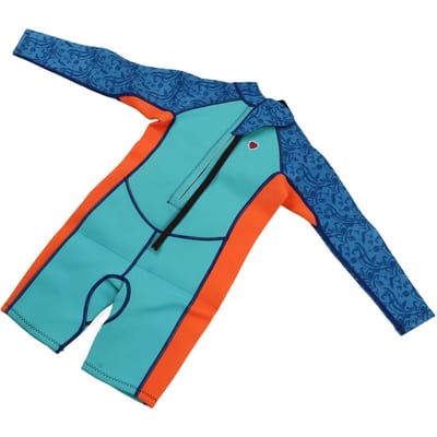 Kinderduikpak 2.5mm Eendelig Zwempak Kinderduikjurk voor Surfen Snorkelen Kajakken Size 8 blue