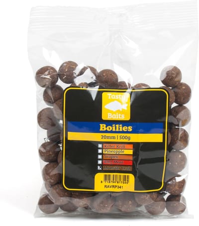 500 gram Monster Crab Boilies 20 mm Houdbare Shelf Life Boilie Haakaas Voerboilie Karperaas Karper