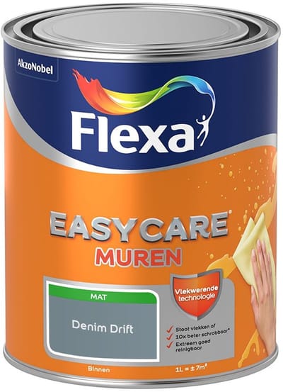 Flexa - Easycare Muren - Denim Drift - Mengverf - 1 L