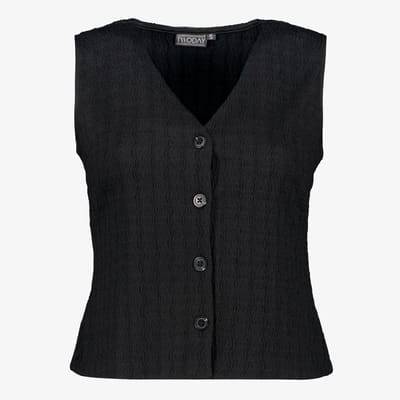 TwoDay dames gilet zwart - Maat S