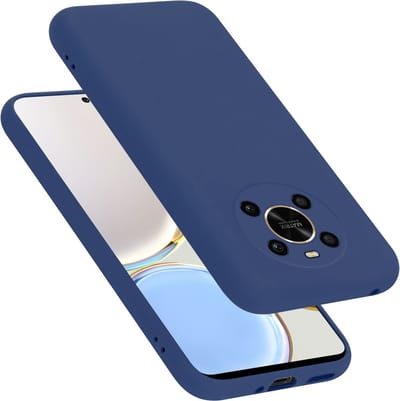 Cadorabo Hoesje geschikt voor Honor MAGIC 4 LITE in LIQUID BLAUW - Beschermhoes gemaakt van flexibel TPU silicone Case Cover