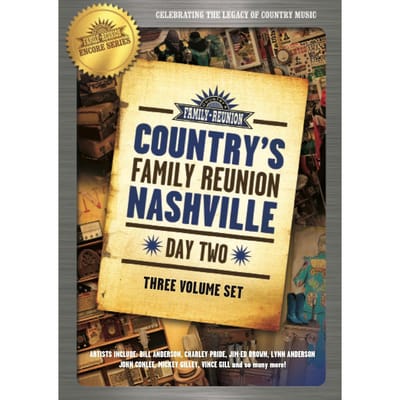 DVD BILL ANDERSON, CHARLEY PRIDE, JIM E - Country's Family Reunion Nashville  GEEN TEAM MARKETING Niet-Japanse Films & DVD Gebruikt beige