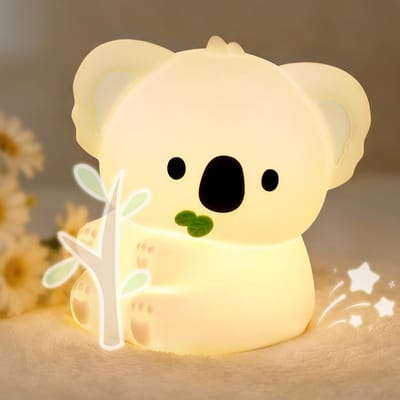 Zijdeachtige Draak Nachtlamp, Silicone Nachtlamp met 3 Modi Warm Licht en 7-Kleur Timer, USB Oplaadbare Bedlamp voor Geschenken en Slaapkamer Decoratie (Blauw)