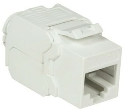 Danicom CAT6a UTP Keystone Connector - Toolless - Wit