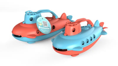 Green Toys onderzeeër speelgoed van gerecycled materiaal - educatief.