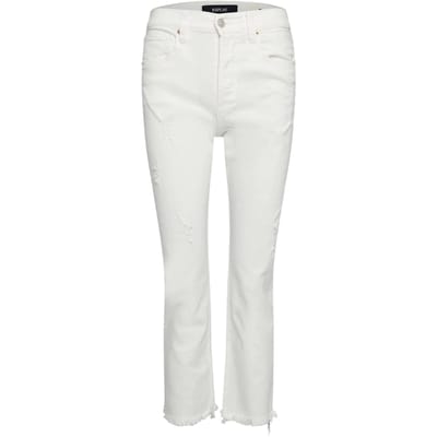 Replay Dames/Dames Katoenen Effen Rechte Jeans (Wit)