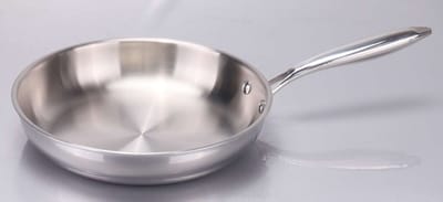 Braadpan koekenpan inox 24x5cm