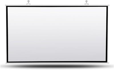 Projectiescherm - Filmdoek - Thuisbioscoop Creëren - Haakophanging Snel - 84 Inch 16:9 - Wit