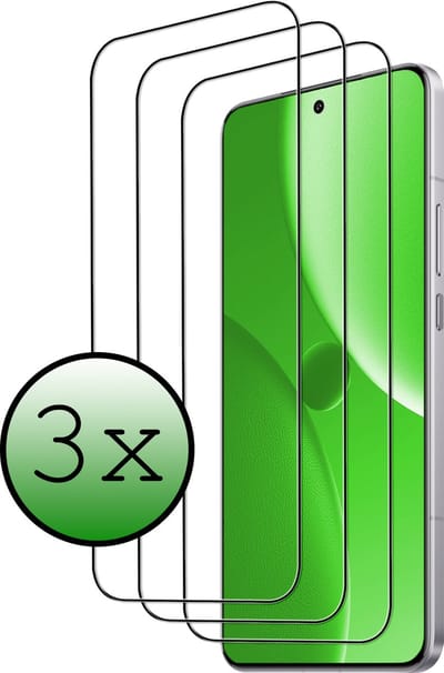 Screenprotector - 3 Stuks Geschikt voor Xiaomi 15 Ultra - Full Cover - Beschermglas - Gehard Glas - Tempered Glass - Screen Protector