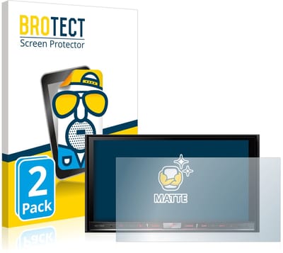 BROTECT - Screenprotector voor Pioneer Avic-F80DAB - Folie Beschermfolie matte 2 Stuks