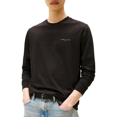 Tommy Hilfiger Slim Linear Chest Logo Longsleeve Shirt Heren