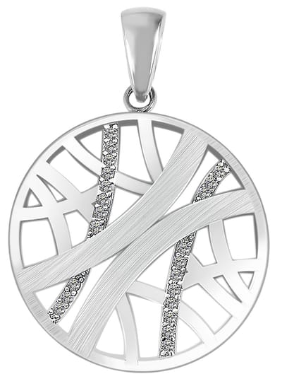 AKZENT Akzent dames hanger "Mayumi" van 925 Sterlingzilver, gerhodineerd, duurzaam