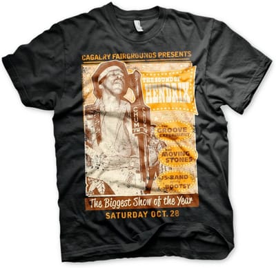 Jimi Hendrix The Sound Of Hendrix-poster, groot en lang T-shirt RD-1-JH006-H18-8
