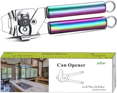 RVS Blikopener - Handmatige Blikopener met Gladde Rand - Perfect voor Zware Taken