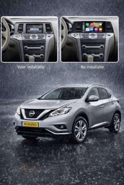 ADIVOX T1 9 inch geschikt voor Nissan Murano 2005-2015 Android 15 CarPlay/Auto/Wifi/RDS/DSP/DAB+