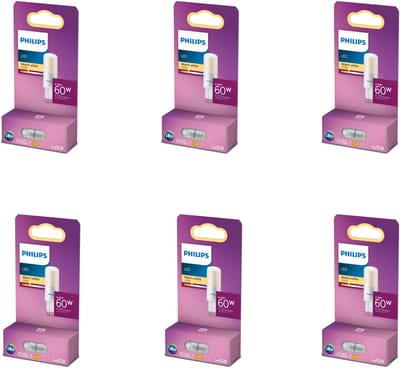 Philips Voordeelverpakking - G9 - LED Capsulelamp - 60W - Niet Dimbaar - Warmwit Licht - Set van 6 Stuks