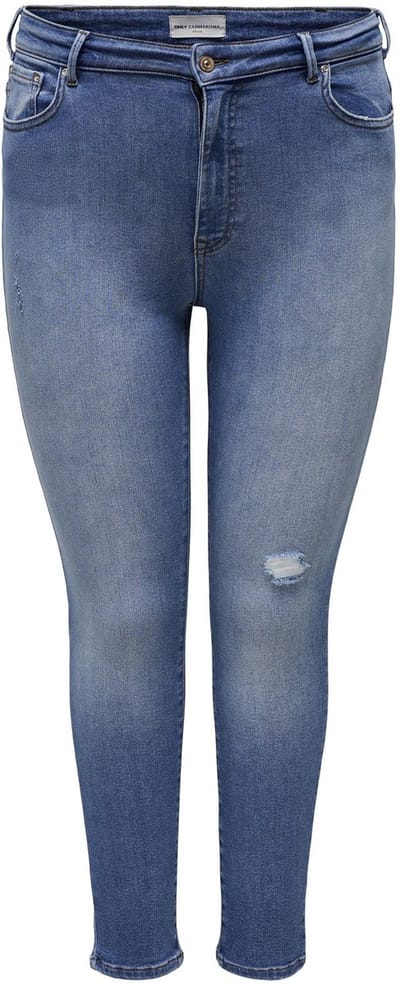 ONLY Carmakoma Skinny fit jeans CARICONIC High waist Skinny fit Enkel lengte Jeans