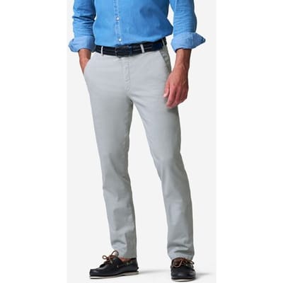 Meyer Broek New York Casual Lightweight Two-Tone Look Organic Cotton Stretch Licht Grijs / male