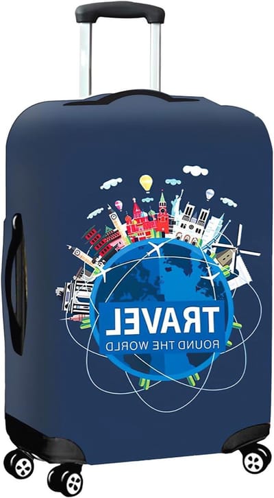 Elastische Beschermhoes voor Koffers, Schokbestendige Kofferbescherming, Reisaccessoire voor Luggage, XL Formaat, Krasbestendig en Duurzaam