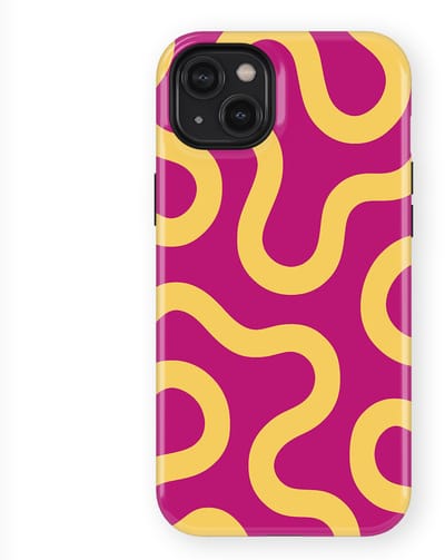 DripCase Motion Flow Tough Hoesje geschikt voor iPhone 14 Plus | Backcover met Mag | Trendy Design | Valbescherming | Candy Current