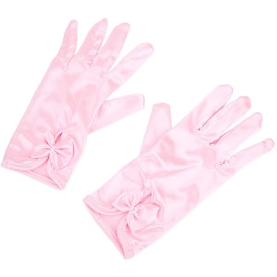 Gants Mignons pour Filles Princesses Mitaines Accessoires Costumes Cosplay Fête Cadeaux Anniversaire Noël rose