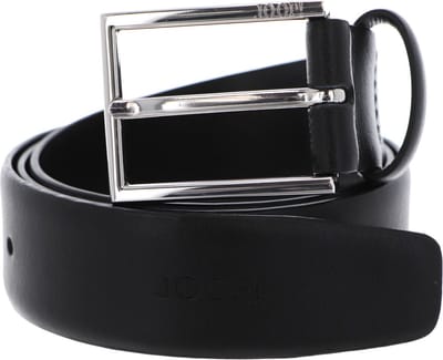 JOOP! Leren Riem Standard Coll. Belt 3,5 CM W80 Black Zwart