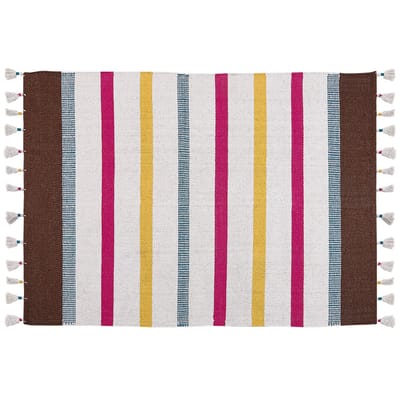 HISARLI - Vloerkleed - Multicolor - 160 x 230 cm - Katoen
