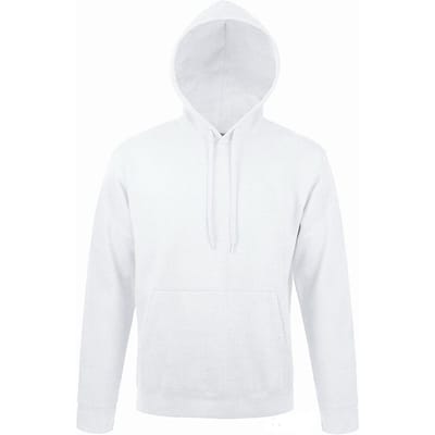 SOLS Snake Unisex Hooded Sweatshirt / Hoodie (Wit)