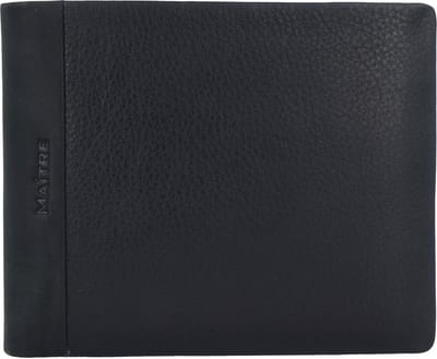 Maître Portemonnee Bundenbach Gandolf BillFold H4 Black Zwart