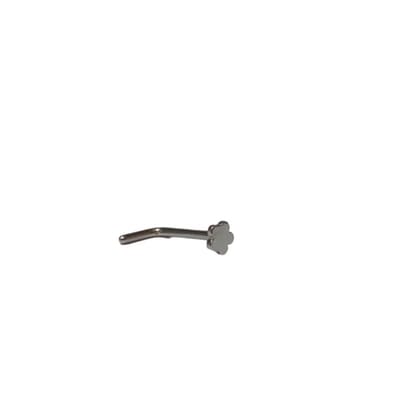 Aramat Jewels | Neuspiercing | Speelse Stalen Neuspiercing met Bloemetje | | | |3mm | Staal | Volwassenen | Verkleurd niet