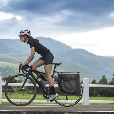 Fietsbagagedragertas 30 liter - Multifunctioneel waterdicht - Dubbele zadeltas achterwieltas - DANNEEFORSU7 Waterproof bicycle bag