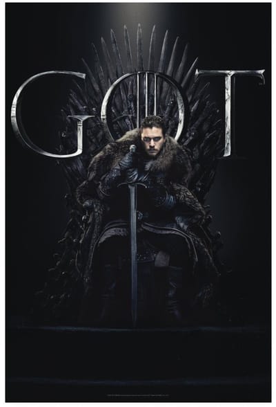 Game Of Thrones Jon Snow GOT Poster 20x30 cm
