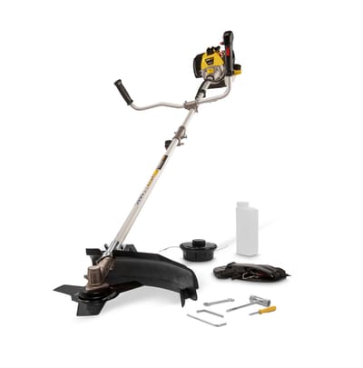 Powerplus Benzine Bosmaaier POWXG30412 - 2 in 1 Ruggedragen maaier en grastrimmer van 52 cc, met schouderharnas, brandstoftank van 1.1 L, tuingereedschap